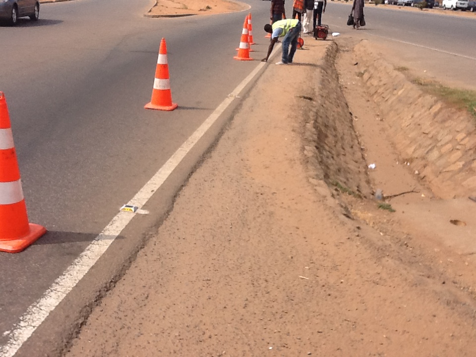 Solar Road Stud in Africa